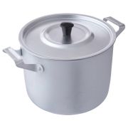 Кастрюля SCOVO 10л, МТ-085 серый, алюминий, без покрытия, металл крышка