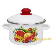Кастрюля 2 л, эмалированная, Арбуз, 01-1610/4  /г. Магнитогорск/