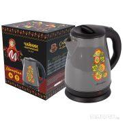 Чайник МАТРЕНА МА-003 1,7л, серый хохлома стальной