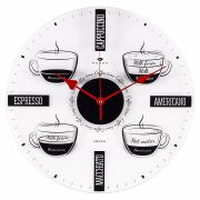Часы настенные 34*33 001 «Coffee time»